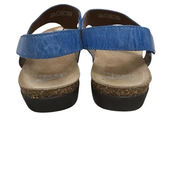 Dansko Reece Walk The Coast Waxy Burnished Leather Women's Sandals size 7.5 / 38 - Picture 4 of 7